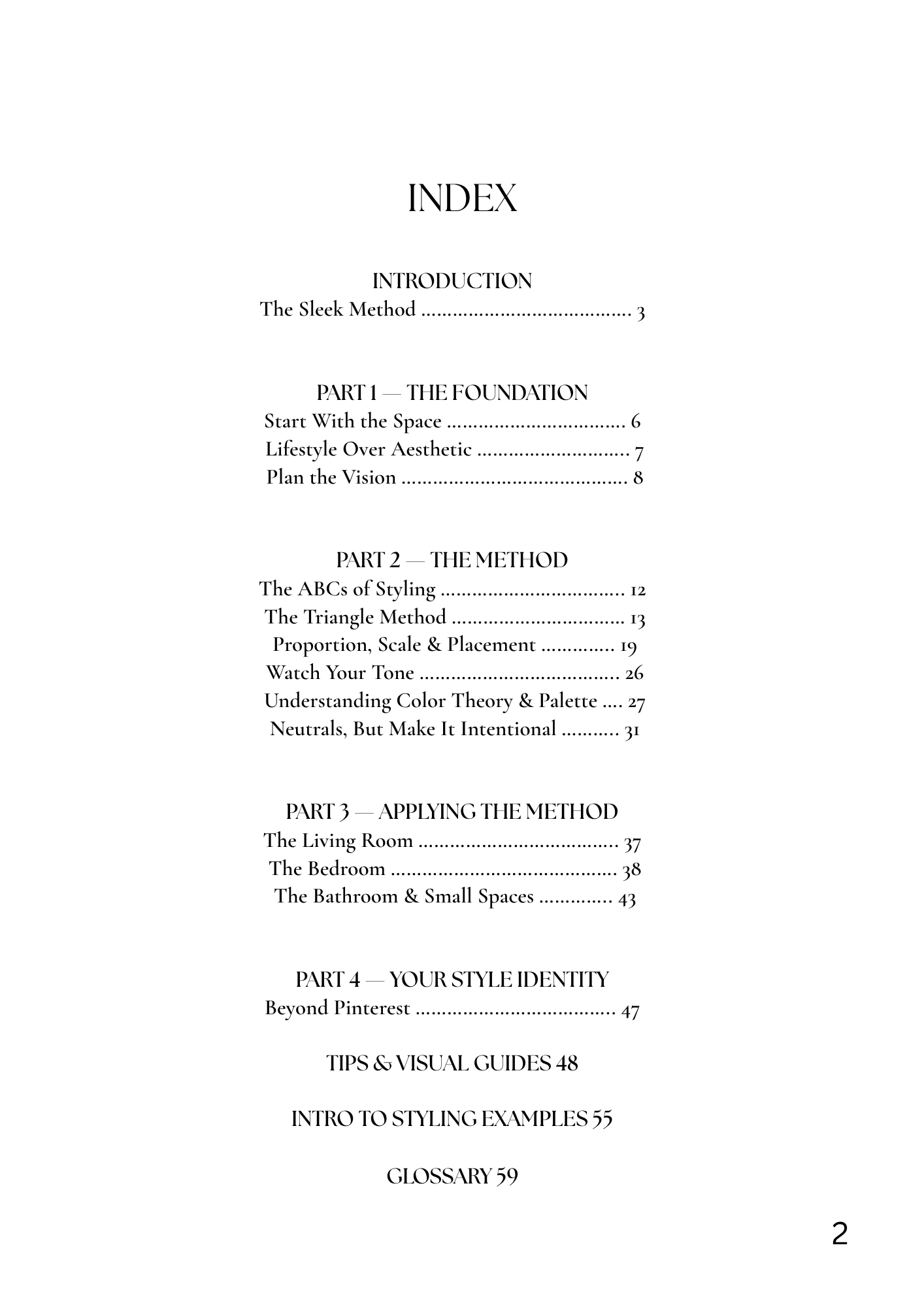 The Sleek Method (E-Book)
