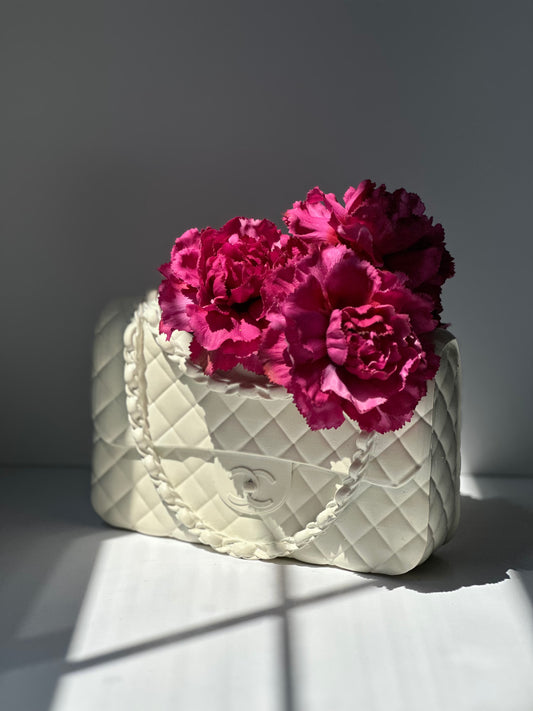 Quilted Purse Vase