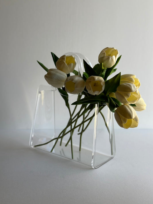 Acrylic Handbag Vase